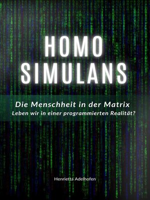 cover image of Homo Simulans